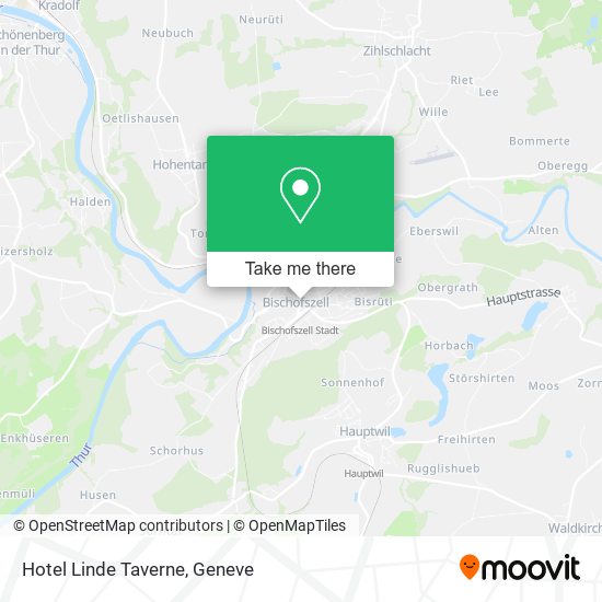 Hotel Linde Taverne map