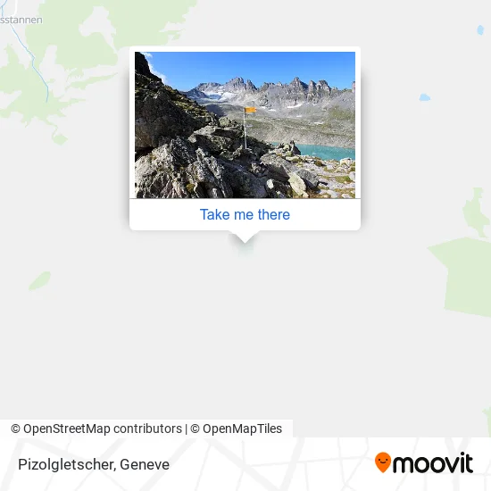 Pizolgletscher map