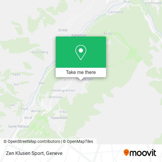 Zen Klusen Sport map