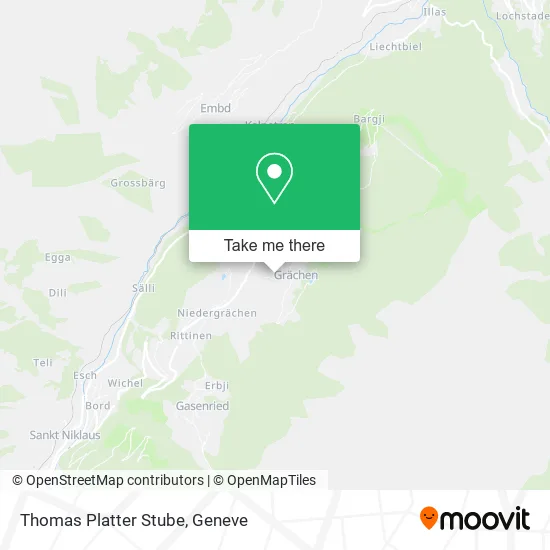 Thomas Platter Stube map