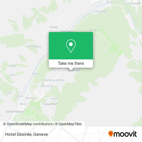 Hotel Desirée map