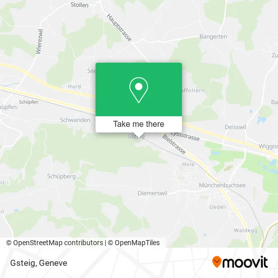 Gsteig map