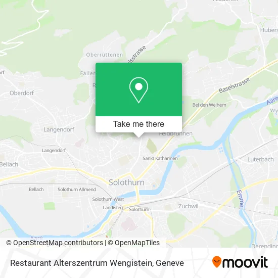 Restaurant Alterszentrum Wengistein map