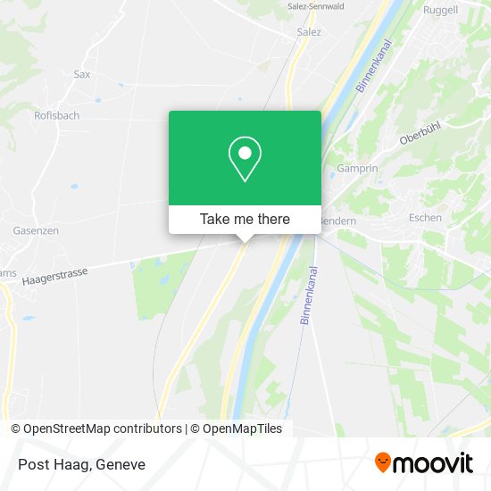 Post Haag map