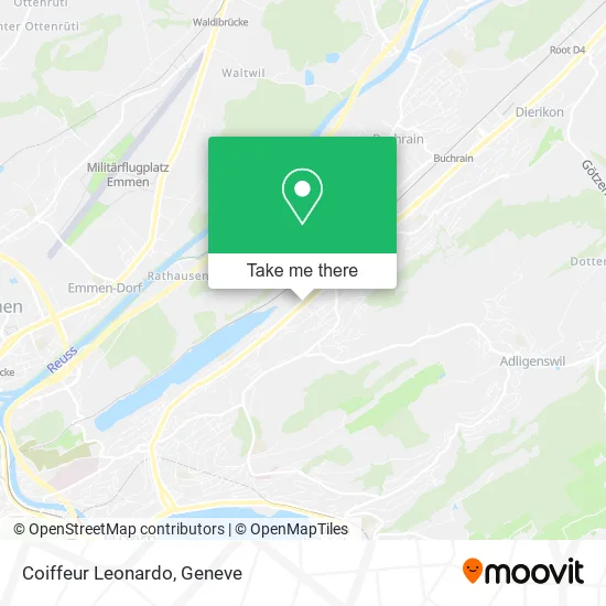 Coiffeur Leonardo map