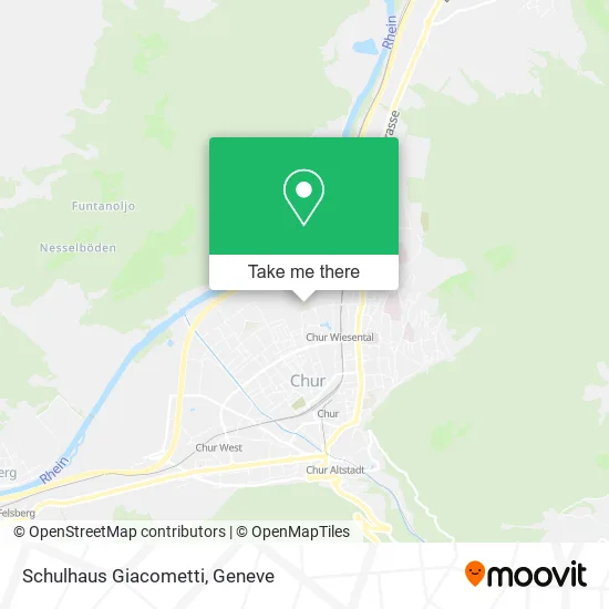 Schulhaus Giacometti map