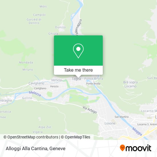 Alloggi Alla Cantina map