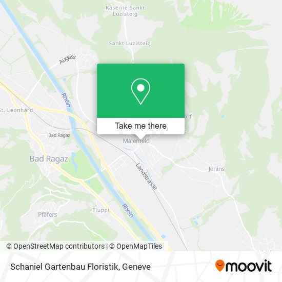 Schaniel Gartenbau Floristik map