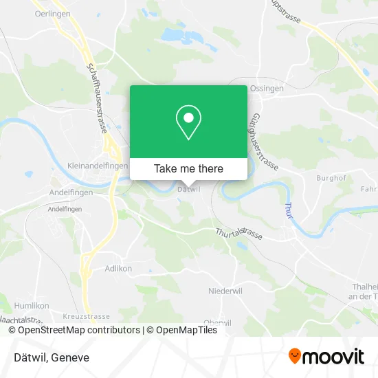 Dätwil map