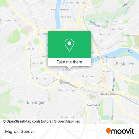 Migros map