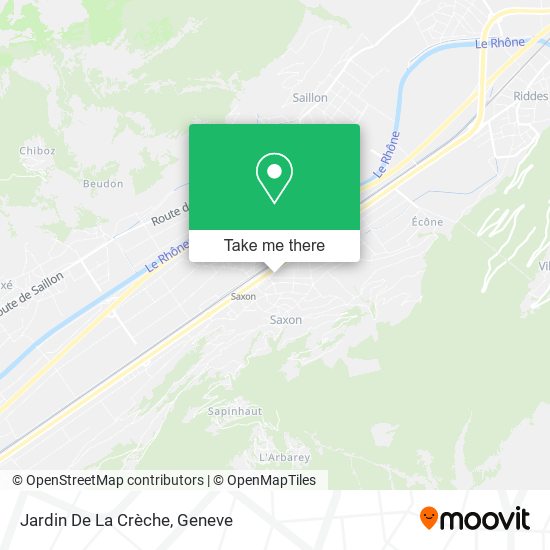 Jardin De La Crèche map