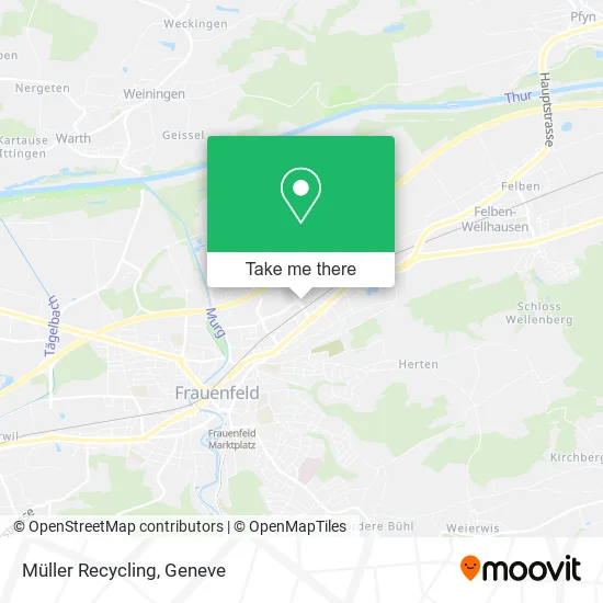 Müller Recycling map