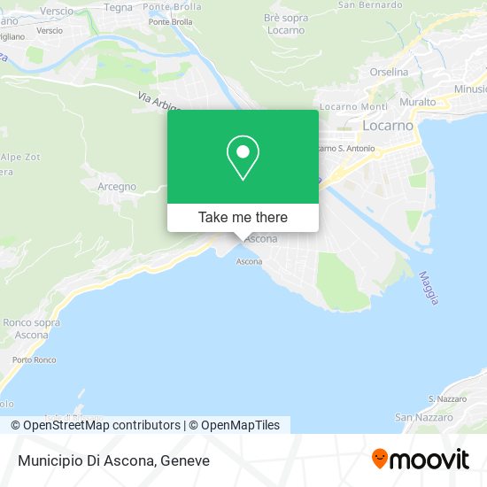 Municipio Di Ascona map