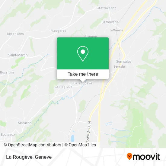 La Rougève map