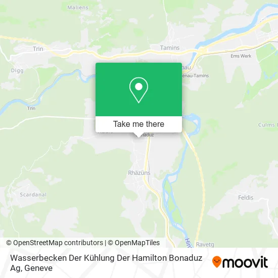 Wasserbecken Der Kühlung Der Hamilton Bonaduz Ag plan