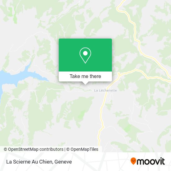 La Scierne Au Chien map