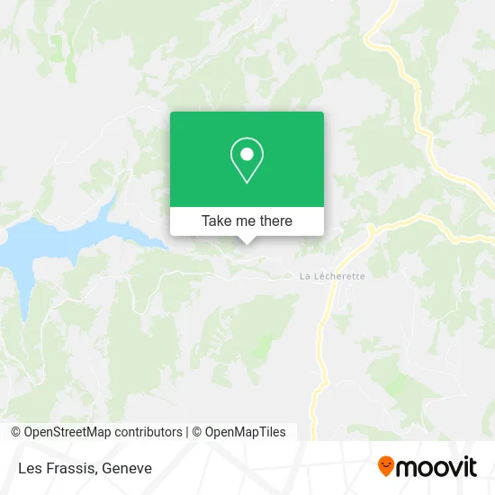 Les Frassis map