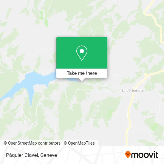 Pâquier Clavel map