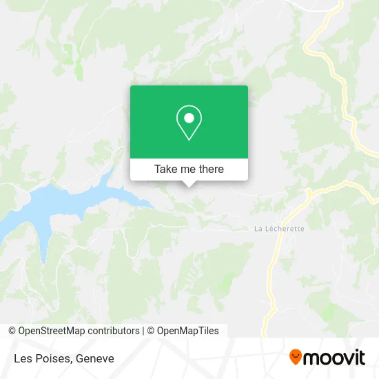 Les Poises map