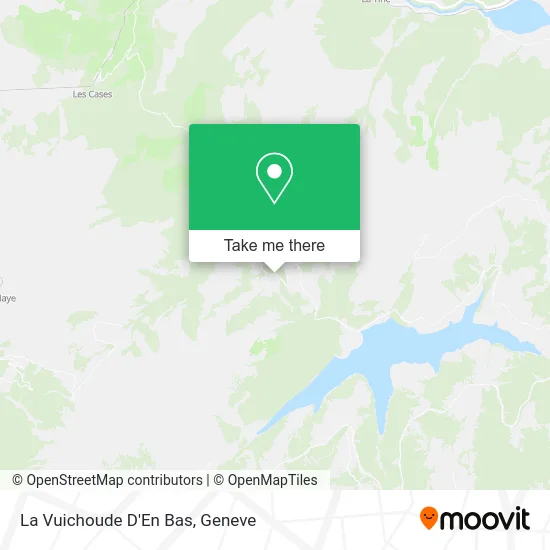 La Vuichoude D'En Bas map