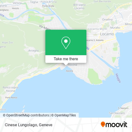 Cinese Lungolago map