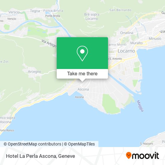 Hotel La Perla Ascona map