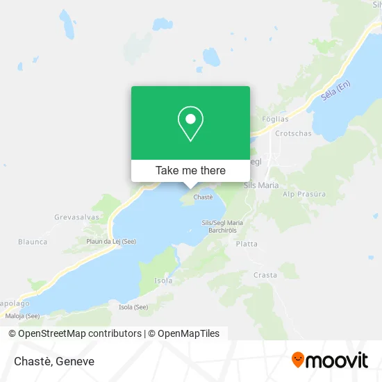Chastè map