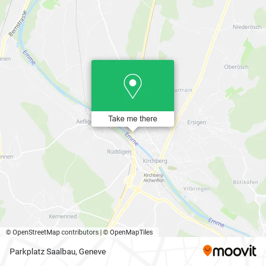 Parkplatz Saalbau map