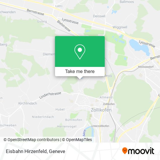 Eisbahn Hirzenfeld map
