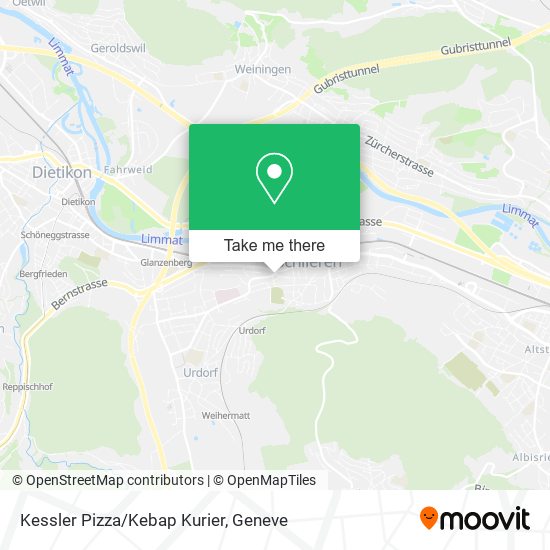 Kessler Pizza/Kebap Kurier map