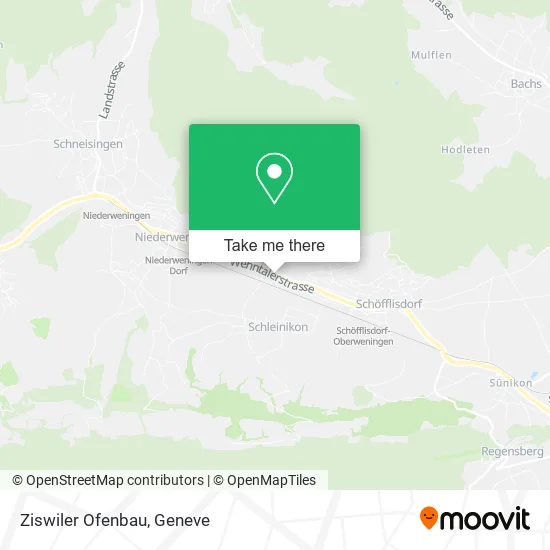 Ziswiler Ofenbau map
