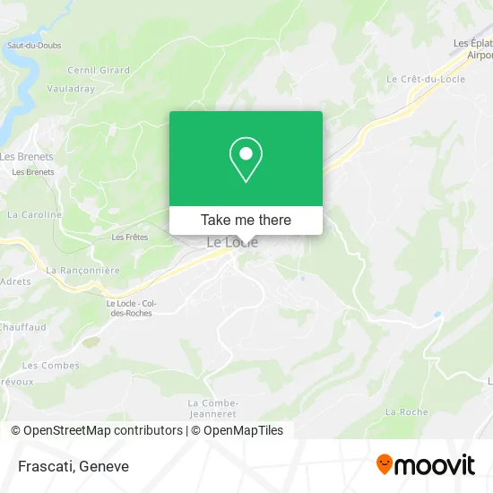 Frascati map