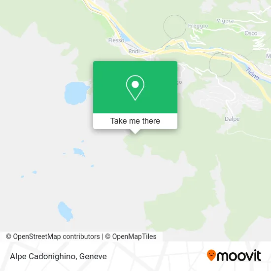 Alpe Cadonighino map