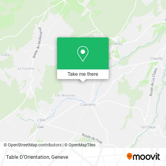 Table D'Orientation map