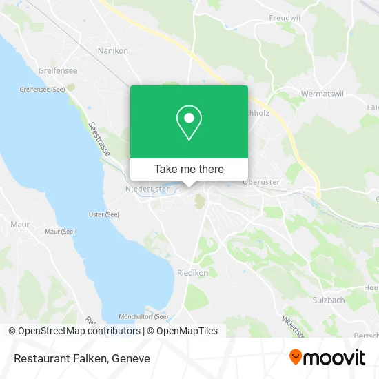 Restaurant Falken map