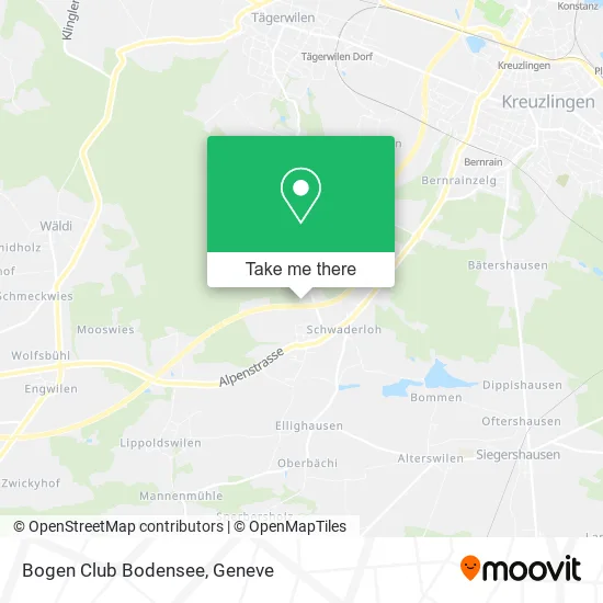 Bogen Club Bodensee map