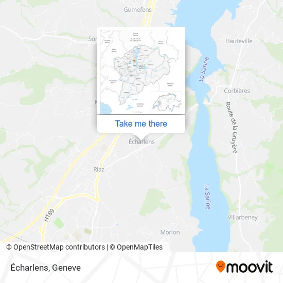 Écharlens map