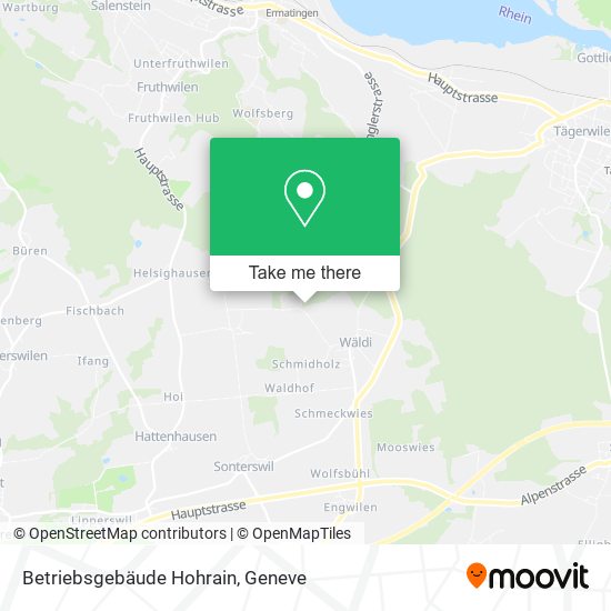 Betriebsgebäude Hohrain map