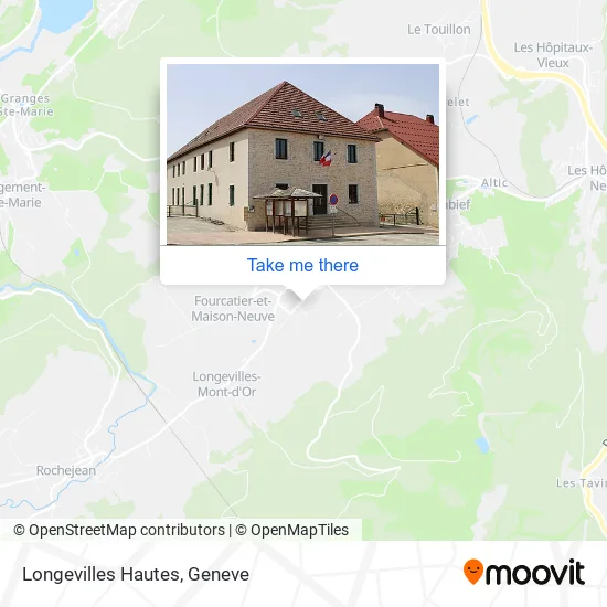 Longevilles Hautes map