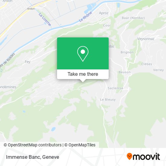 Immense Banc map
