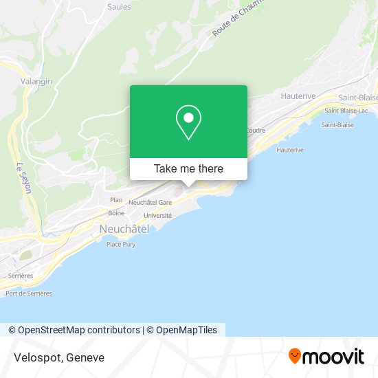 Velospot map