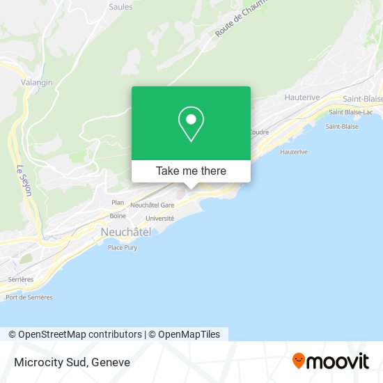 Microcity Sud map
