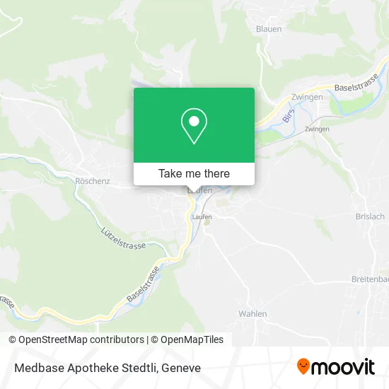 Medbase Apotheke Stedtli map