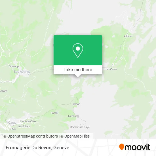 Fromagerie Du Revon map