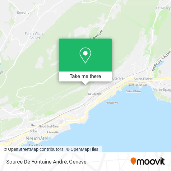 Source De Fontaine André map