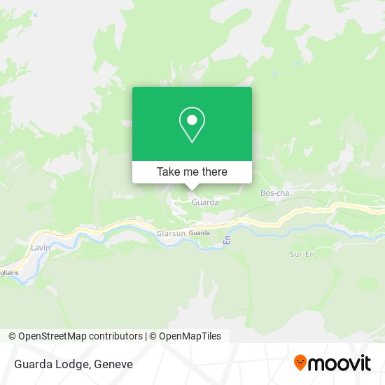 Guarda Lodge map