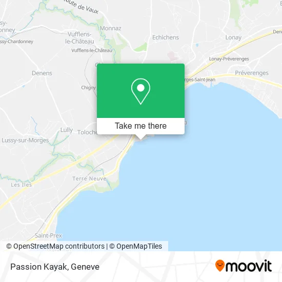 Passion Kayak map