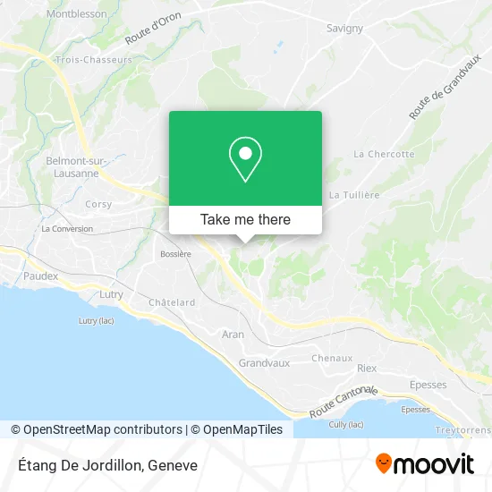 Étang De Jordillon map