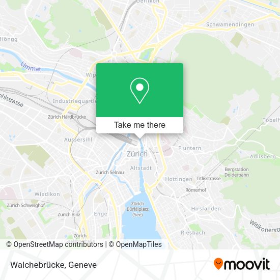 Walchebrücke map