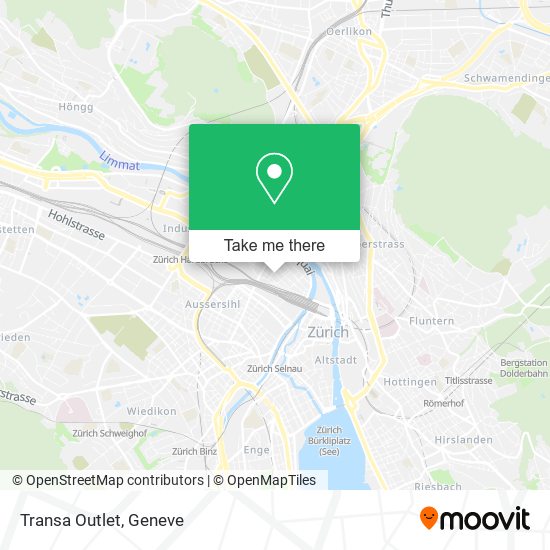Transa Outlet map
